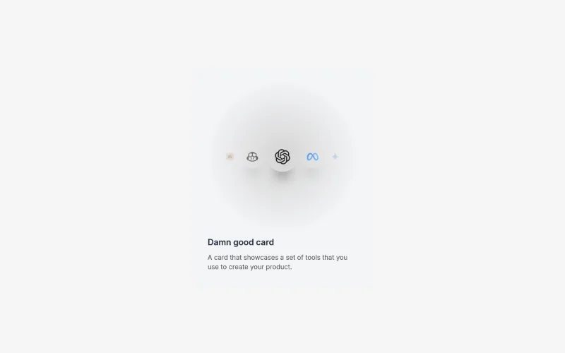 Feature Block Animated Card preview