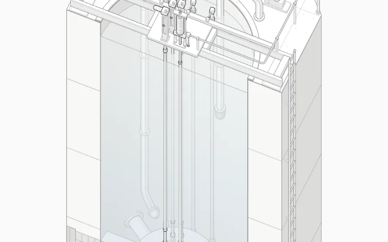 Pool reactor · Anatomy preview