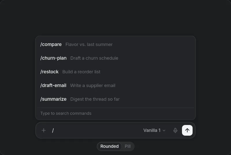 Prompt Bar preview