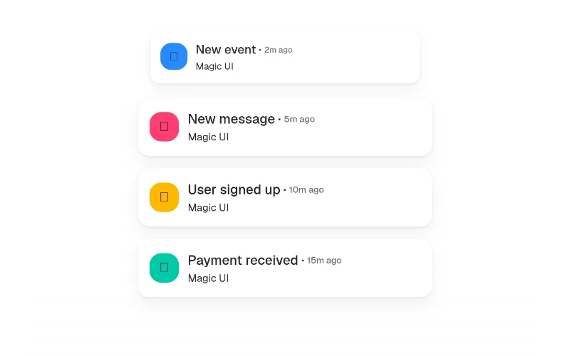 Animated List preview