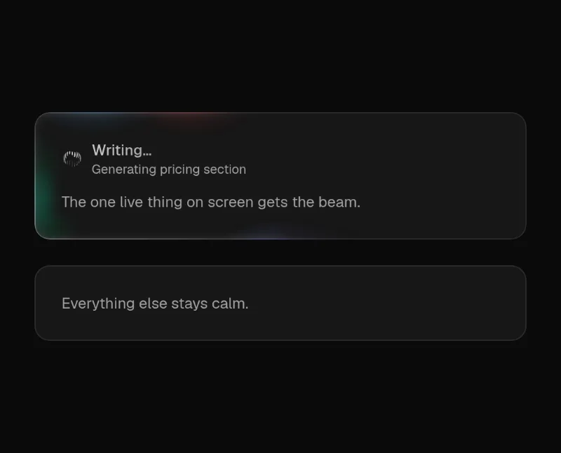Beam card preview