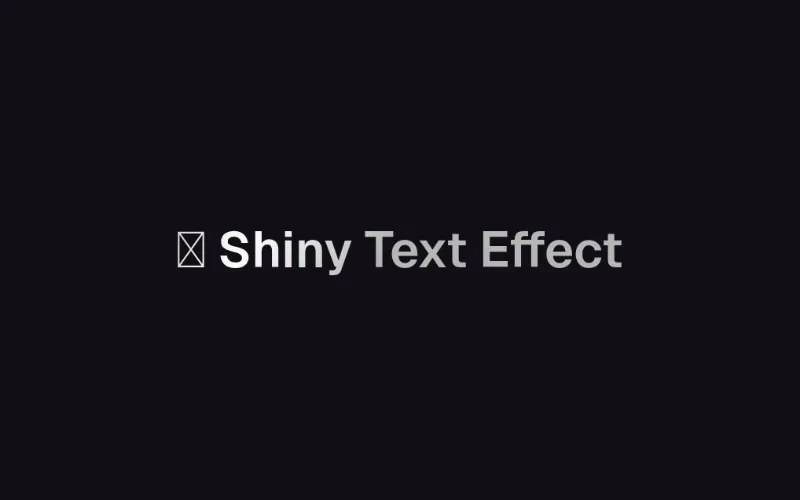 Shiny Text preview